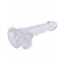 Clear dildo 19.5 cm